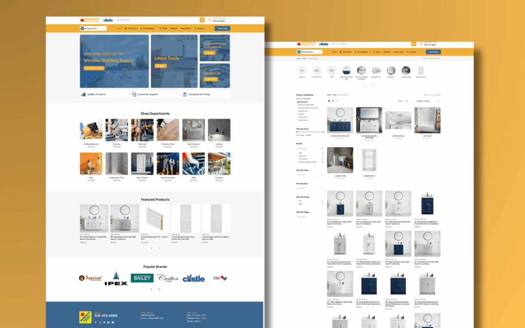 Building Material Supplier Catalog Website Windeco