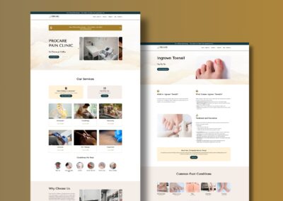 Therapy Clinic Website Procare Pain Clinic